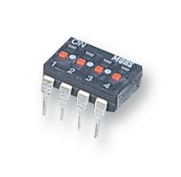 APEM - M404SNL - 開關 DIL 4路 