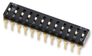 DIL開(kāi)關(guān) SWITCH DIL LOW 12WAY 