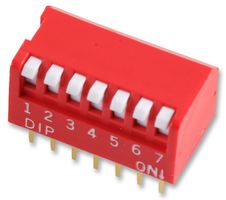 DIL開(kāi)關(guān) SWITCH DIL 7WAY 