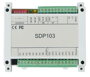 易控微網(wǎng) SDP103 16路AI高性能Profibus DP從站IO模塊