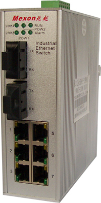 MIE-1208系列2光6電工業(yè)以太網(wǎng)交換機(jī)