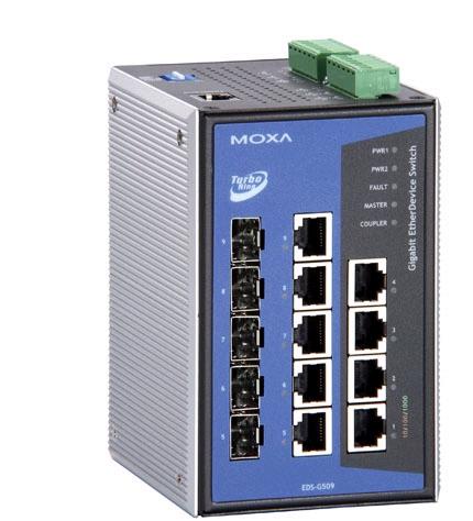 宿州MOXA總代理MOXA EDS-G509銷售千兆工業(yè)交換機(jī)