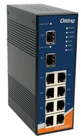  工業(yè)級導軌式快速以太網(wǎng)交換機--IES-3082GP