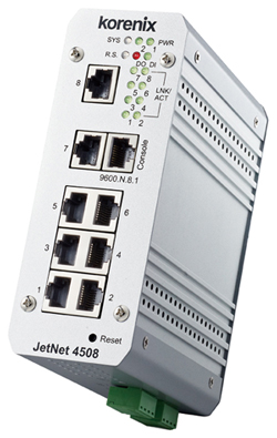 寬溫交換機Korenix代理JetNet 4508-w價格