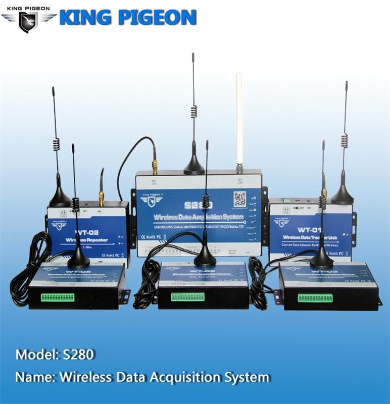 S280 無線433Mhz GSM 3G 4G RTU數(shù)據(jù)采集報(bào)警控制器