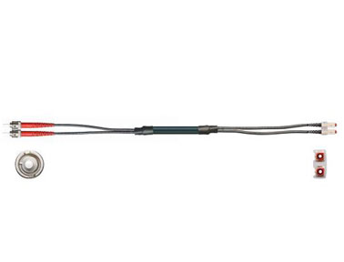 PVC 光纖電纜 | 玻璃纖維，連接器 A：ST，連接器 B：SC