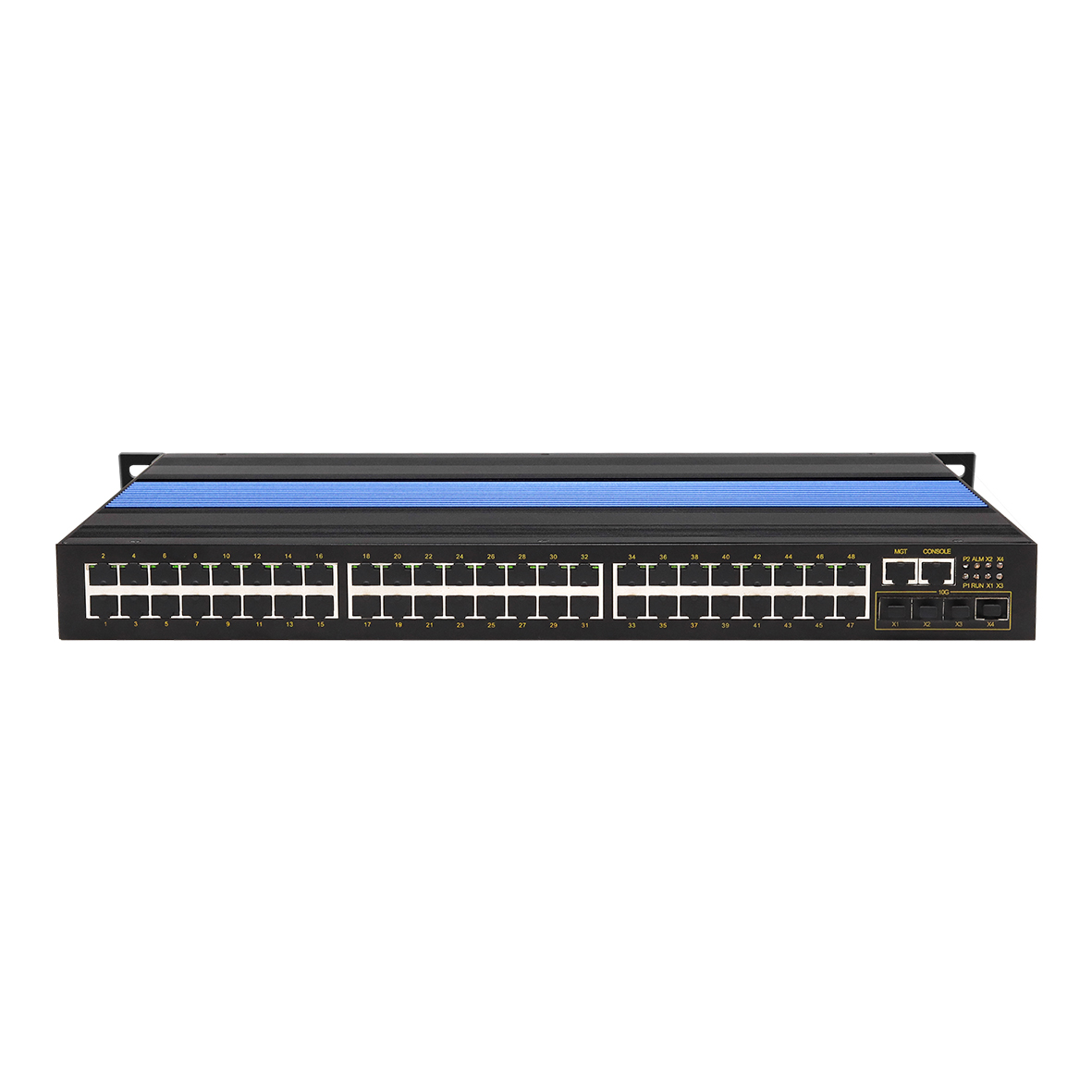 邁威通信MISCOM8052G-4XGF-48GT 52口三層萬兆機(jī)架式工業(yè)以太網(wǎng)交換機(jī)