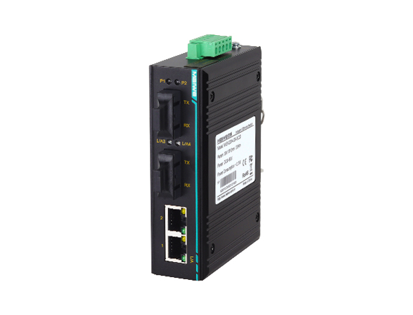 邁威通信MIEN2204-2F 4口二層百兆卡軌式工業(yè)以太網(wǎng)交換機(jī)